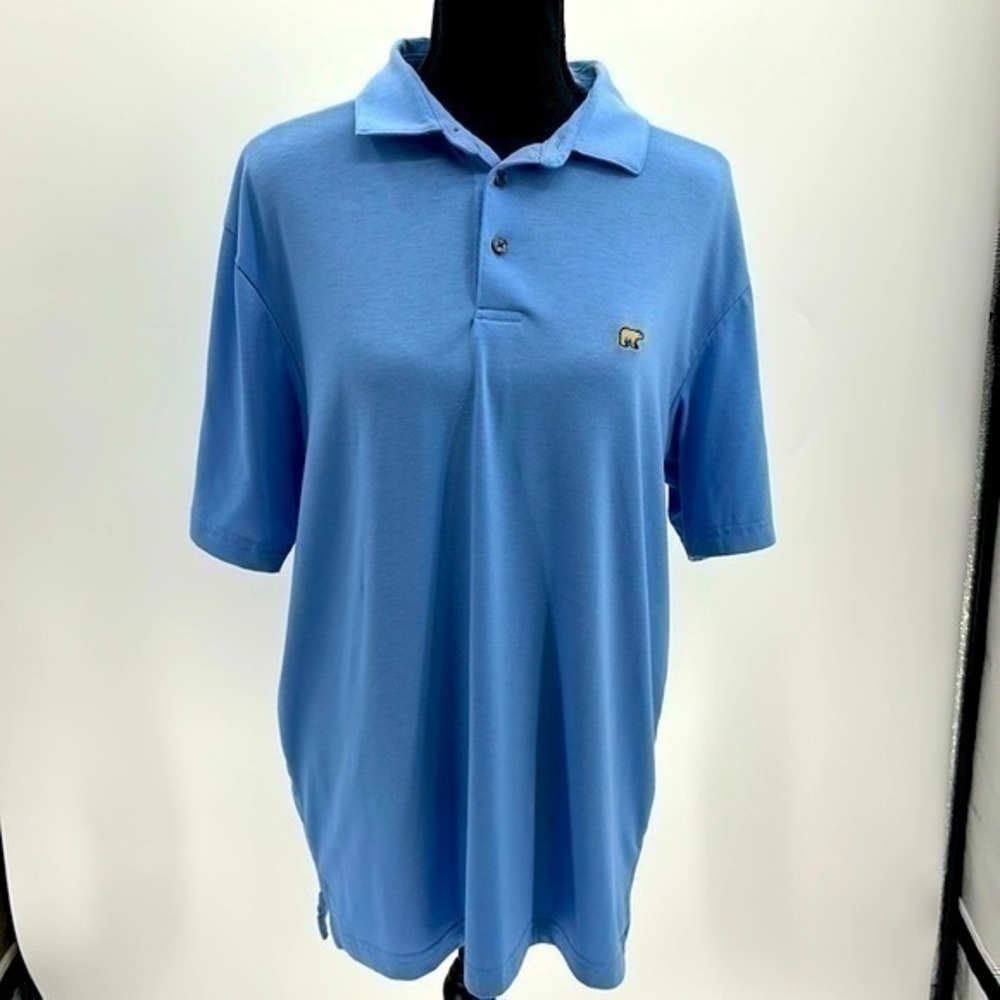 UEC Jack Nicklaus blue polo golf shirt size medium